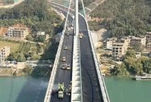 蒼容潯江大橋鋼橋面瀝青鋪裝完成-岑溪生活—站式岑溪本地生活服務(wù)平臺(tái) m.liuxuelu.cn